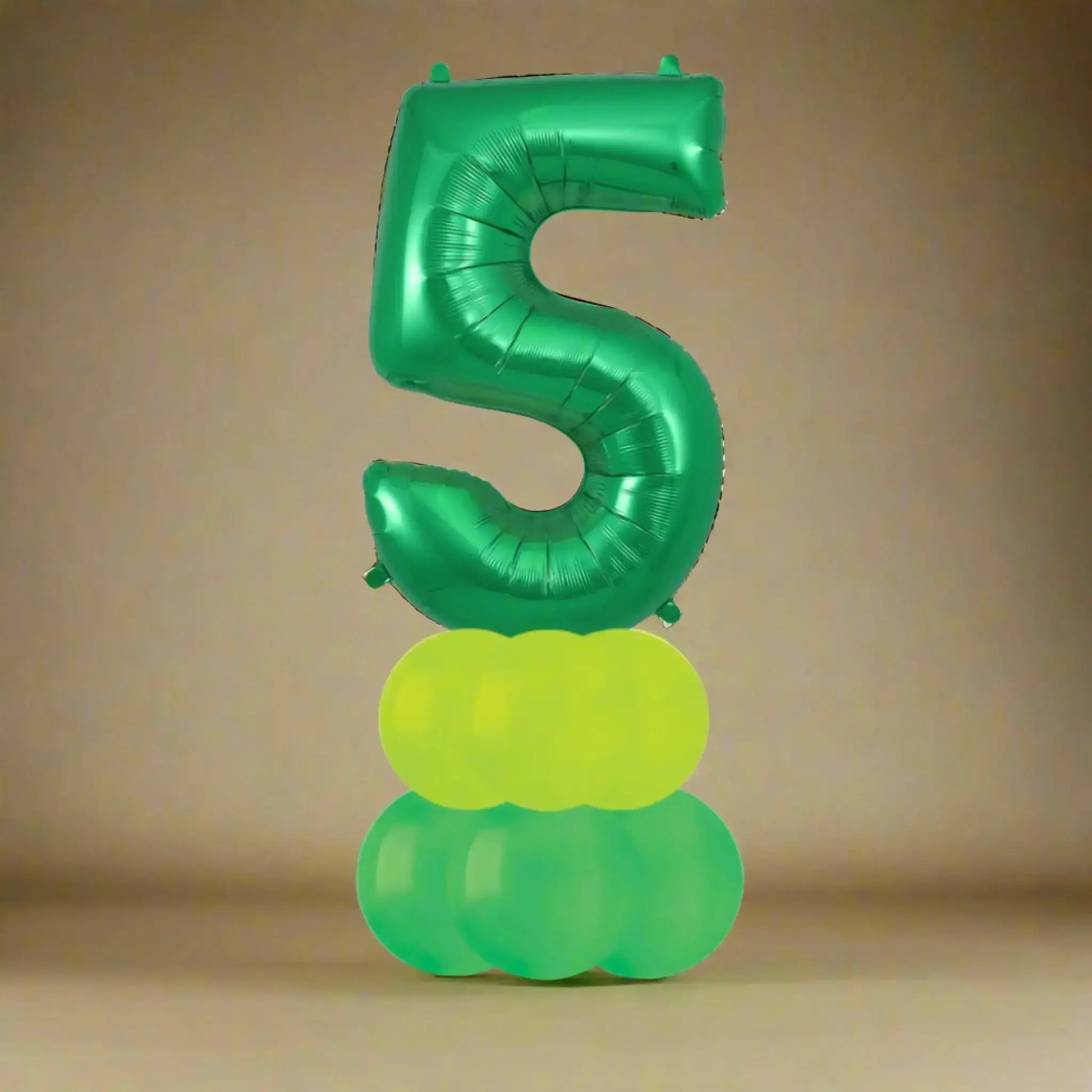 Green Balloon Number Stack – Any Age