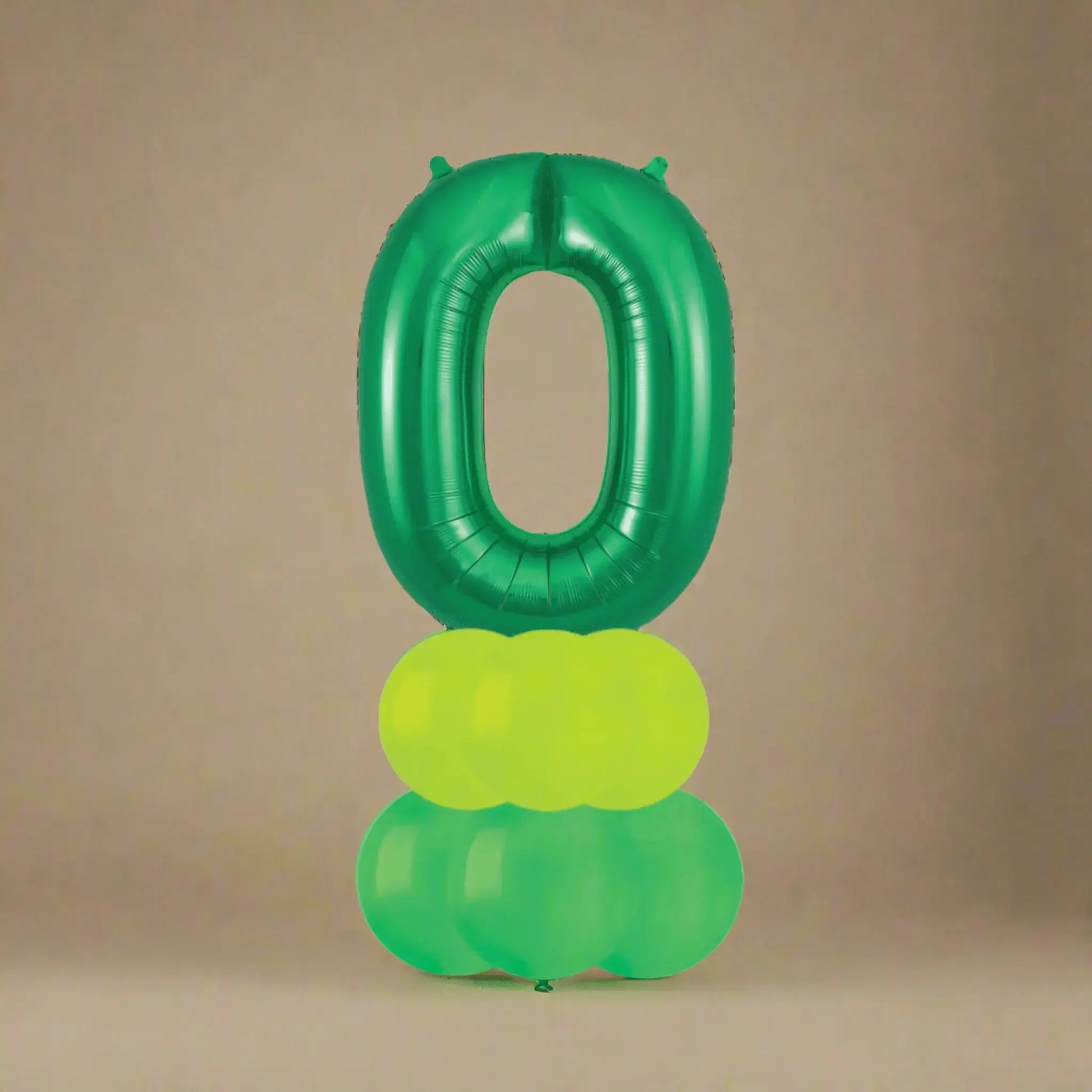 Green Balloon Number Stack – Any Age