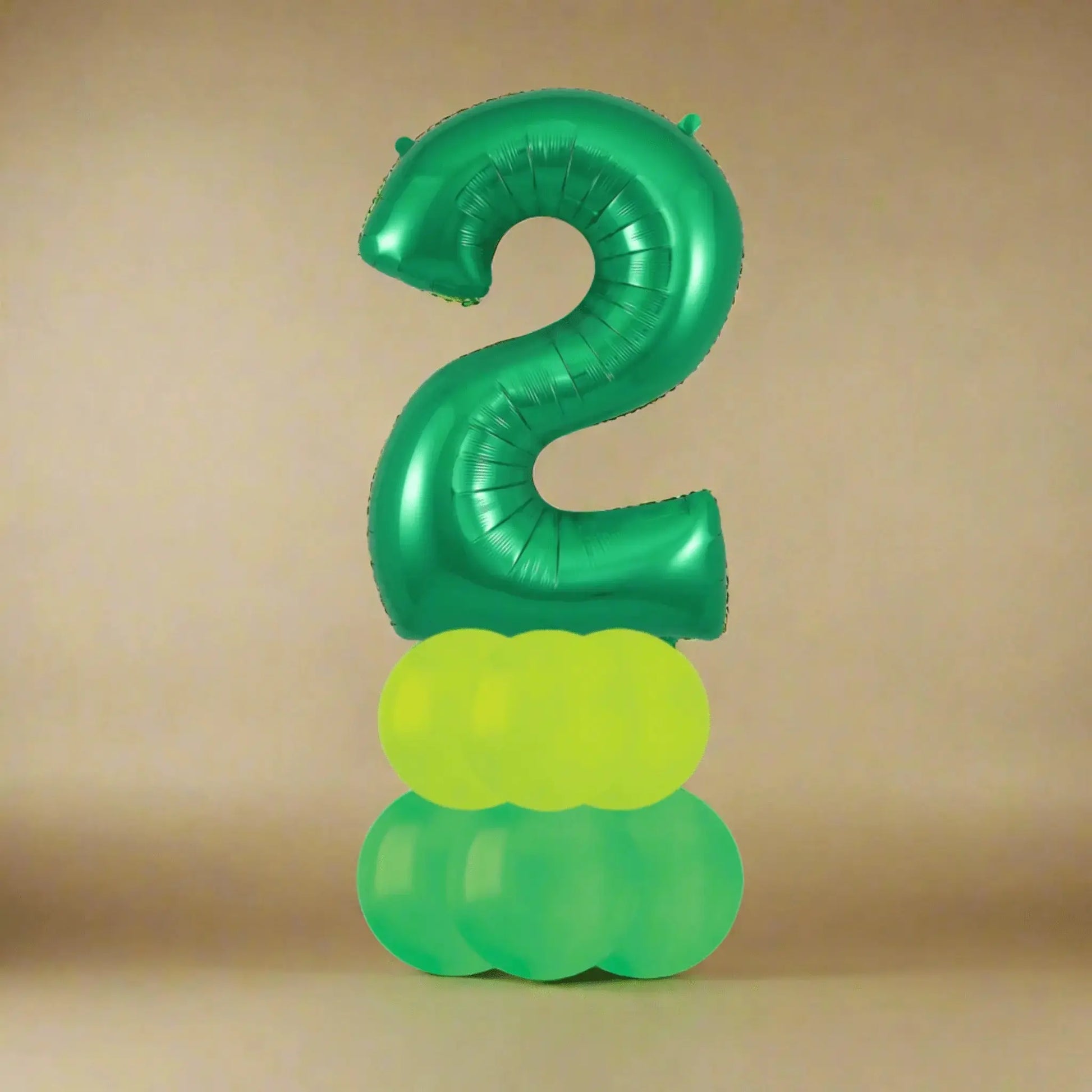 Green Balloon Number Stack – Any Age