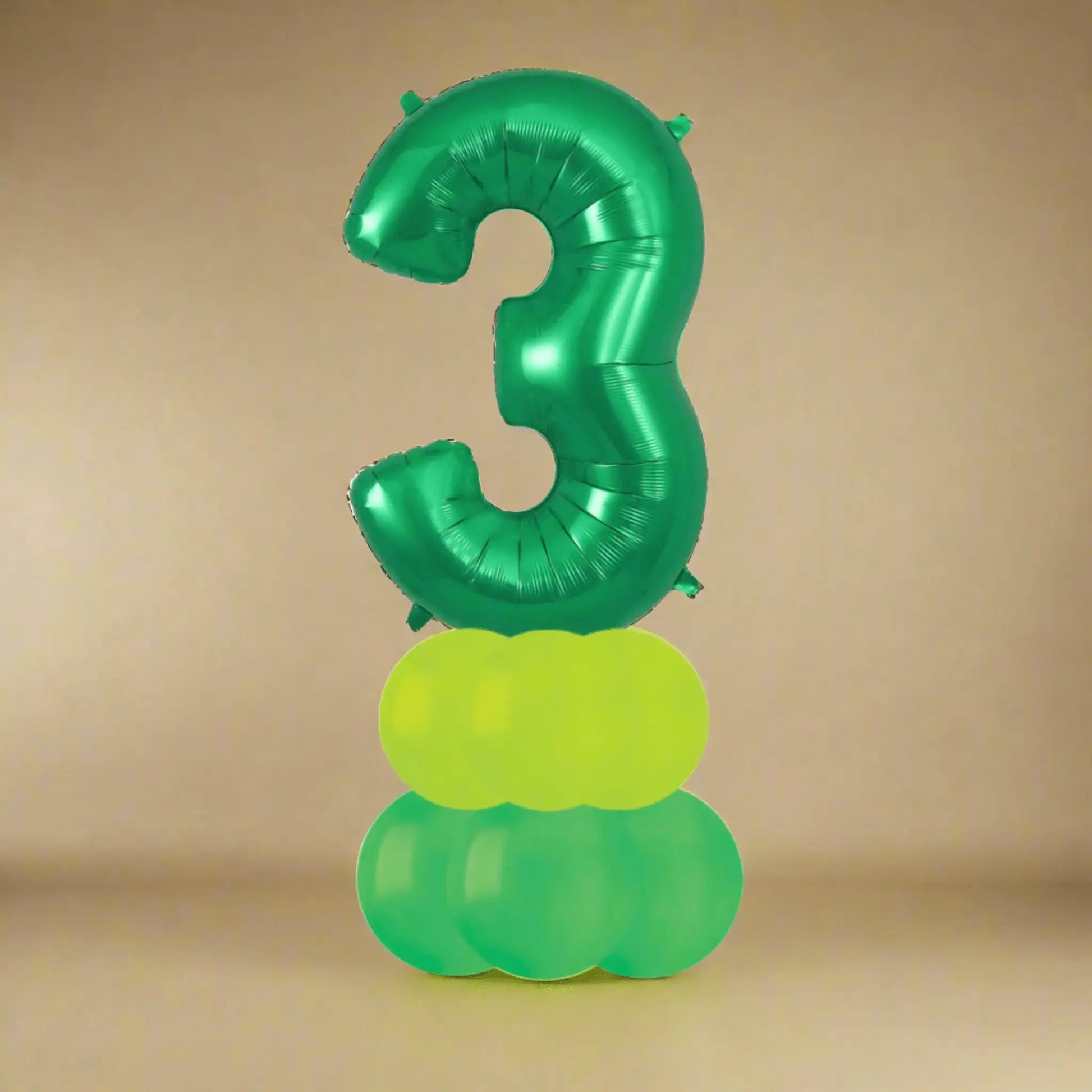 Green Balloon Number Stack – Any Age