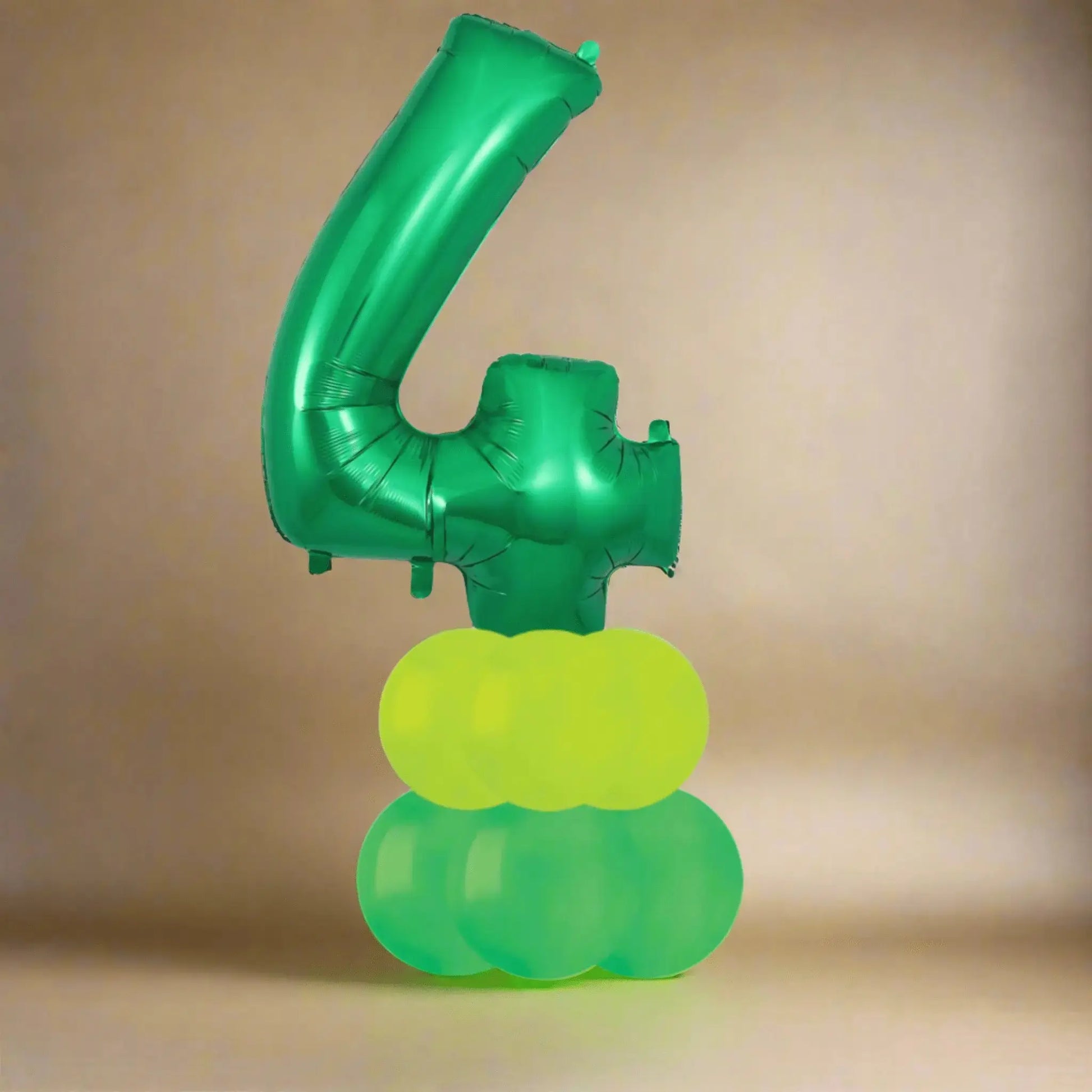 Green Balloon Number Stack – Any Age