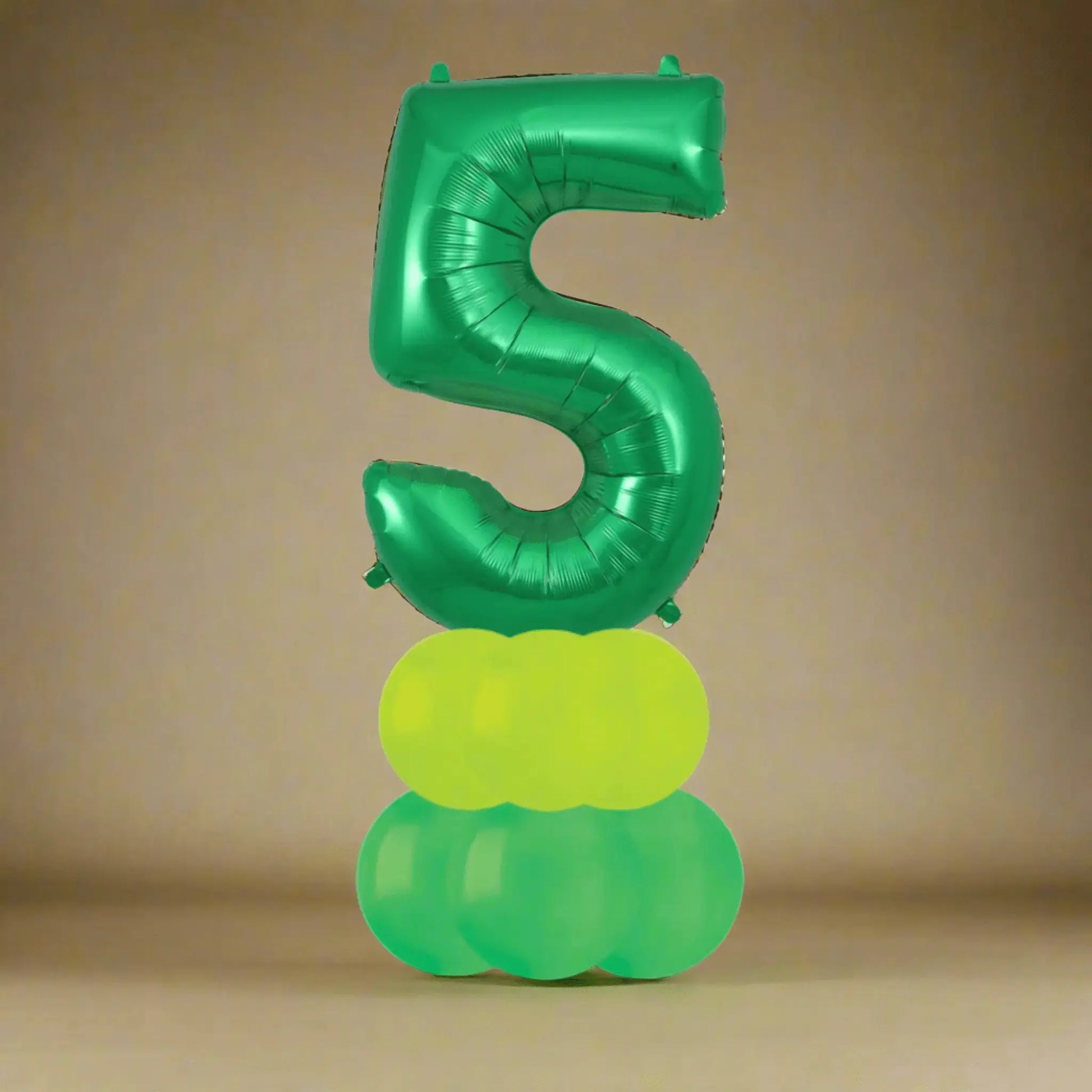 Green Balloon Number Stack – Any Age