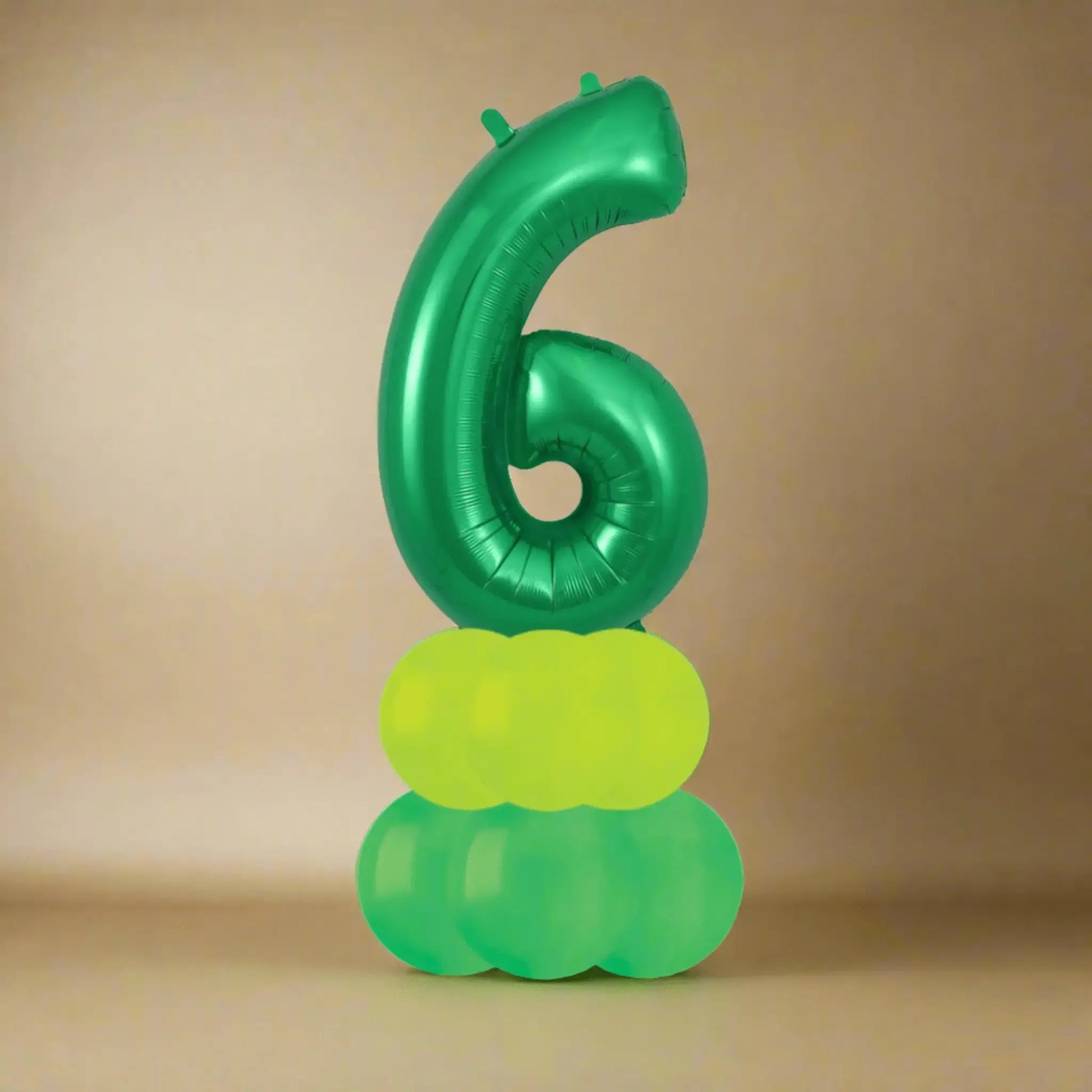 Green Balloon Number Stack – Any Age