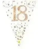 Happy Birthday Bunting (Rose Gold Sparkle) 3.9m