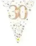 Happy Birthday Bunting (Rose Gold Sparkle) 3.9m