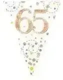 Happy Birthday Bunting (Rose Gold Sparkle) 3.9m