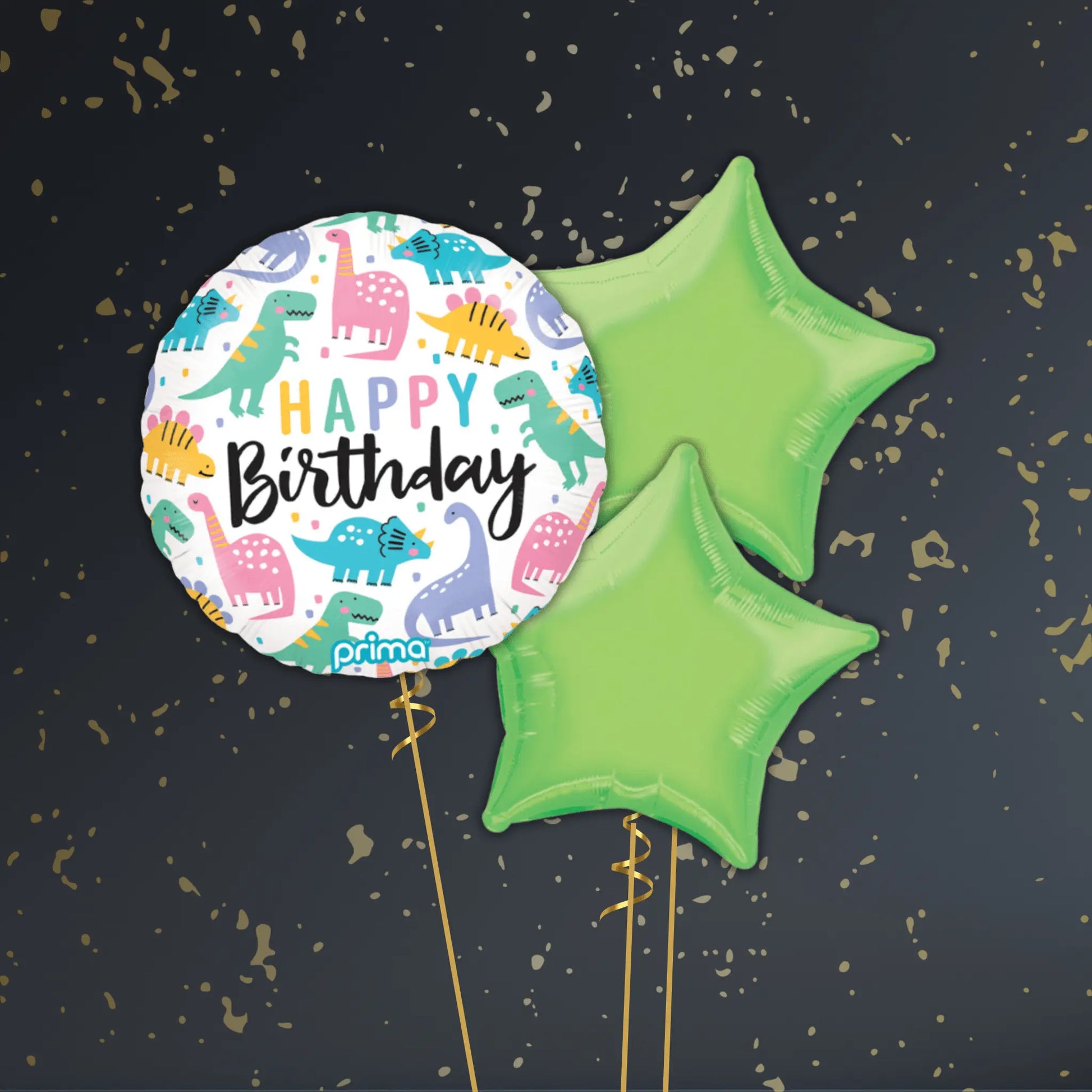 Dinosaur Birthday Balloon Package - Helium Filled
