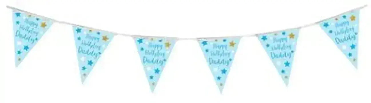 Happy Birthday Daddy Bunting | The Party Hut