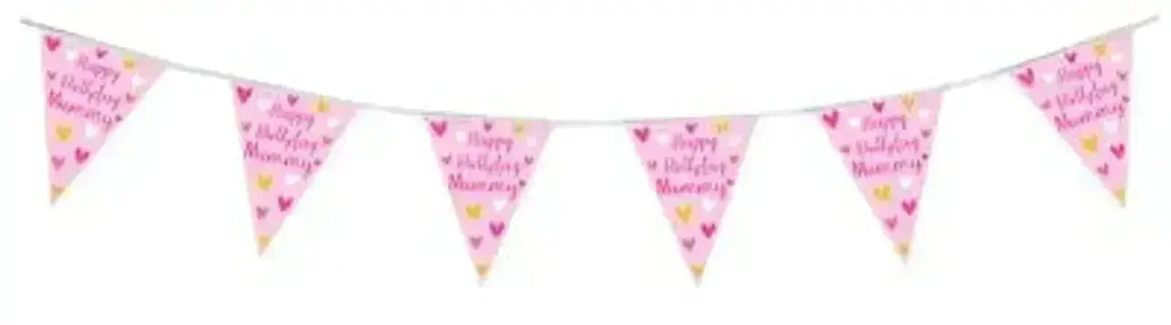 Happy Birthday Mummy Bunting | The Party Hut