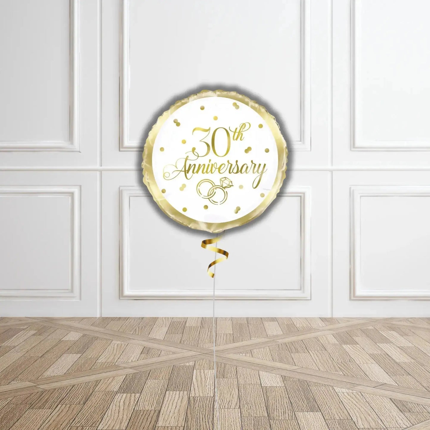 Helium Balloon - 30th Wedding Anniversary | The Party Hut