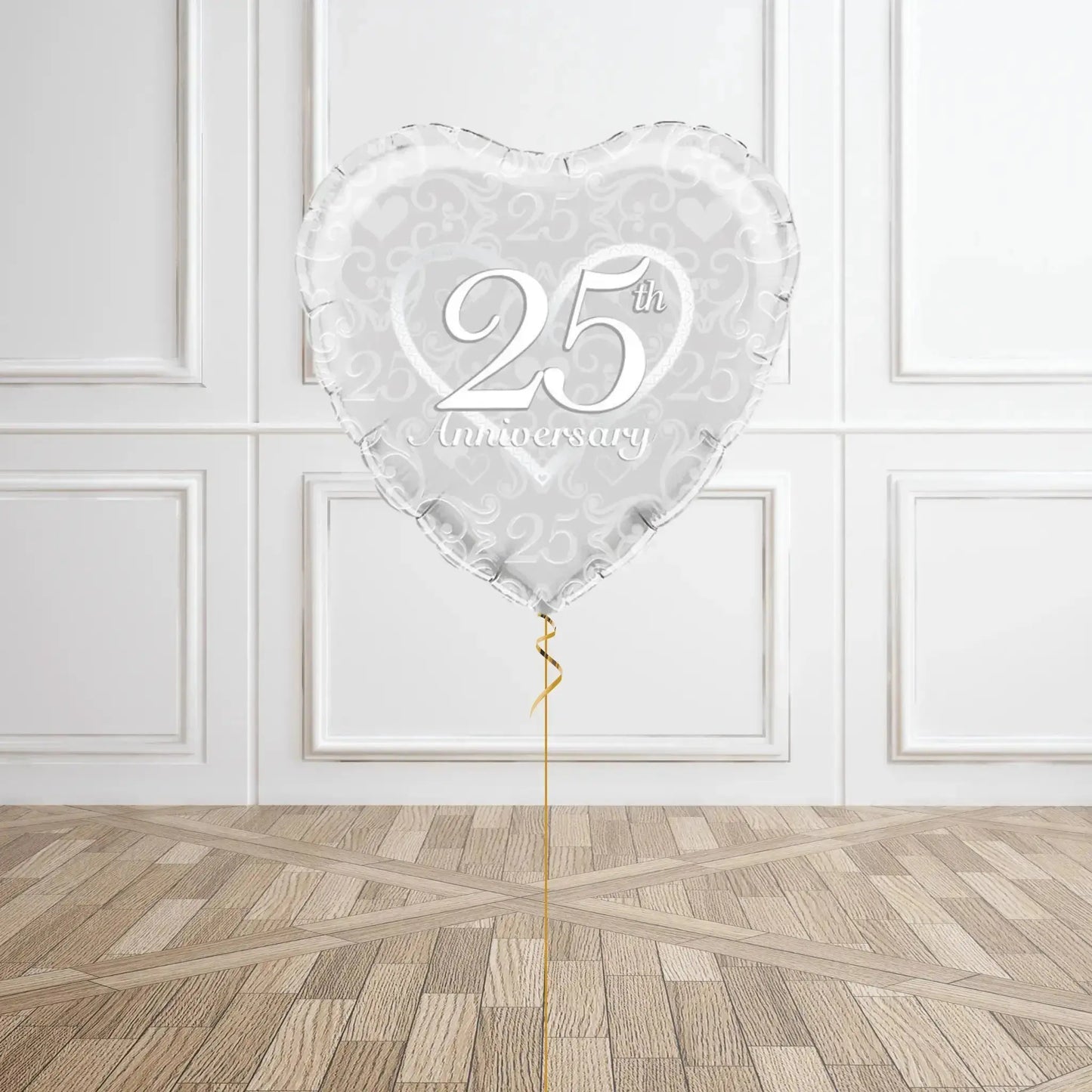 Helium Balloon Bouquet - 25th Wedding Anniversary | The Party Hut