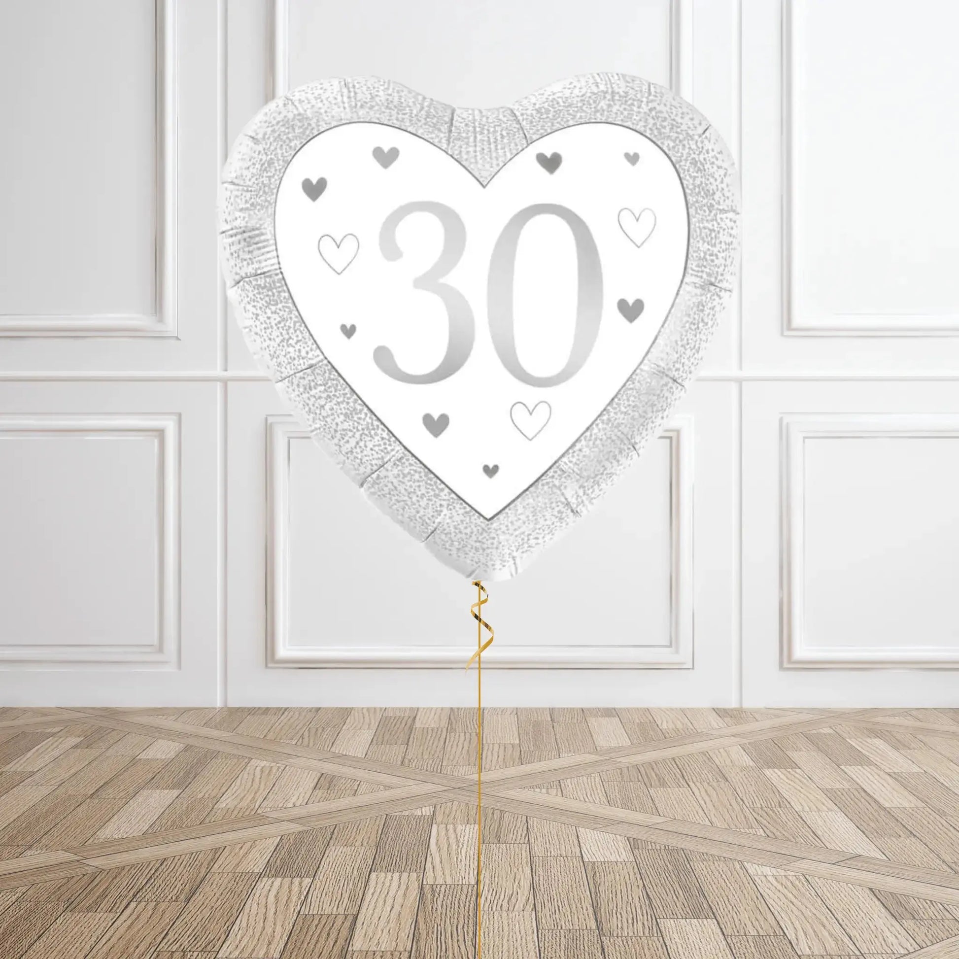 Helium Balloon Bouquet - 30th Wedding Anniversary