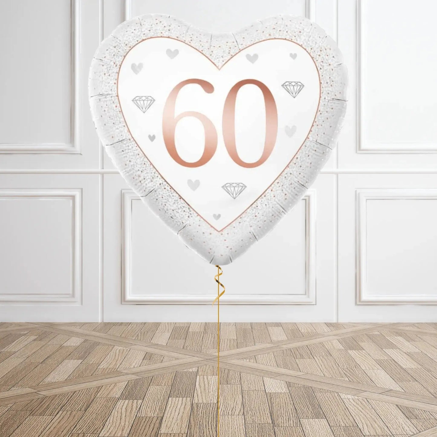Helium Balloon Bouquet - 60th Wedding Anniversary | The Party Hut