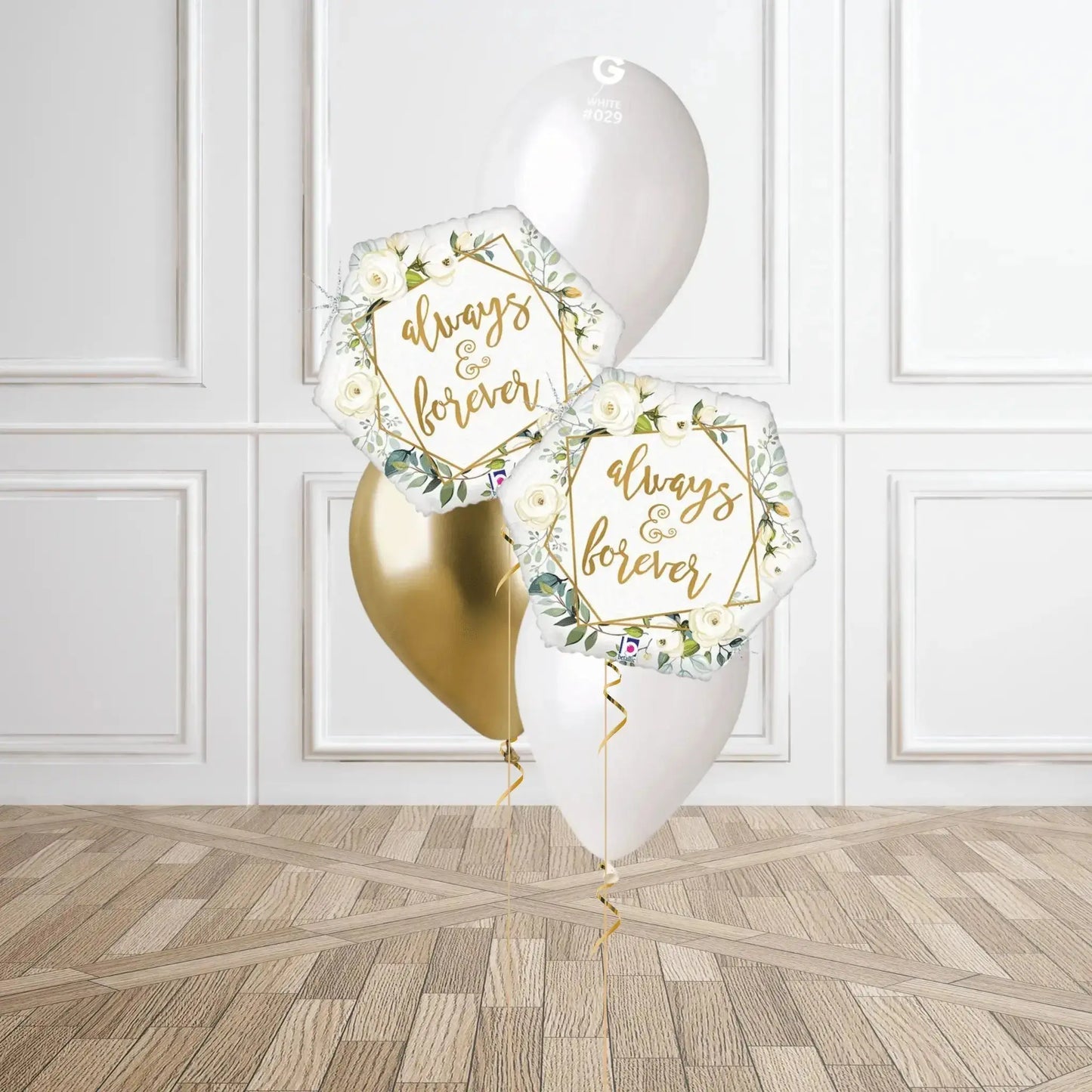 Helium Balloon Bouquet - Always & Forever | The Party Hut