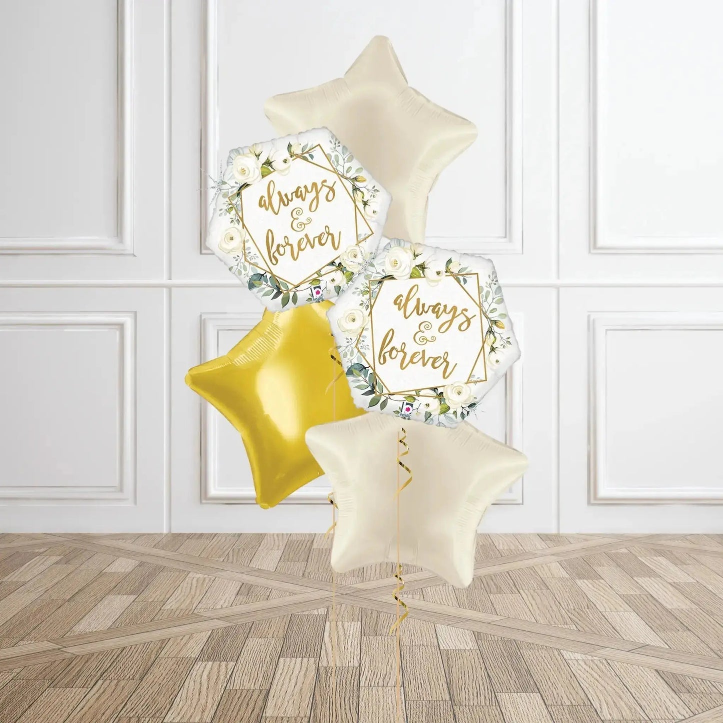 Helium Balloon Bouquet - Always & Forever | The Party Hut