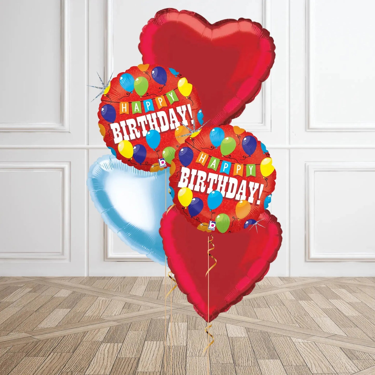 Helium Balloon Bouquet - Happy Birthday | The Party Hut