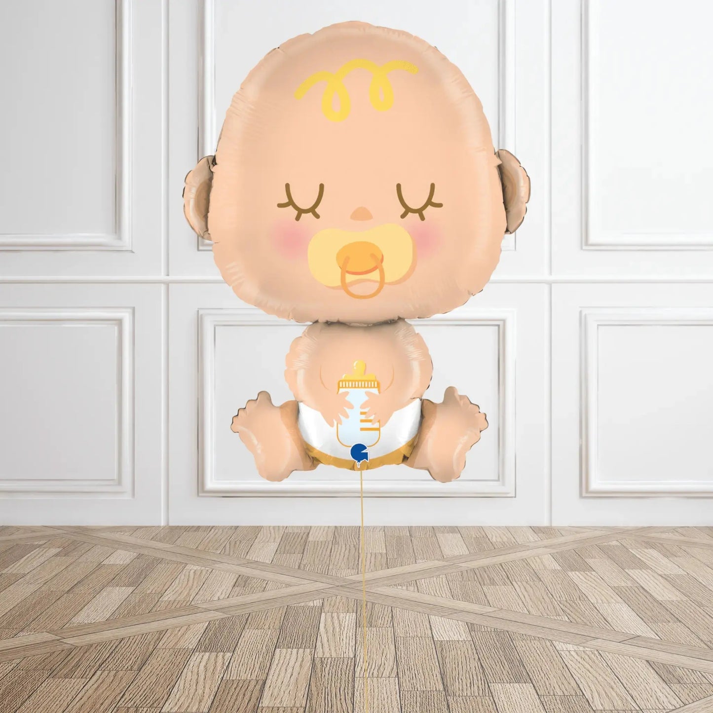 Helium Balloon Bouquet - Natural Baby | The Party Hut