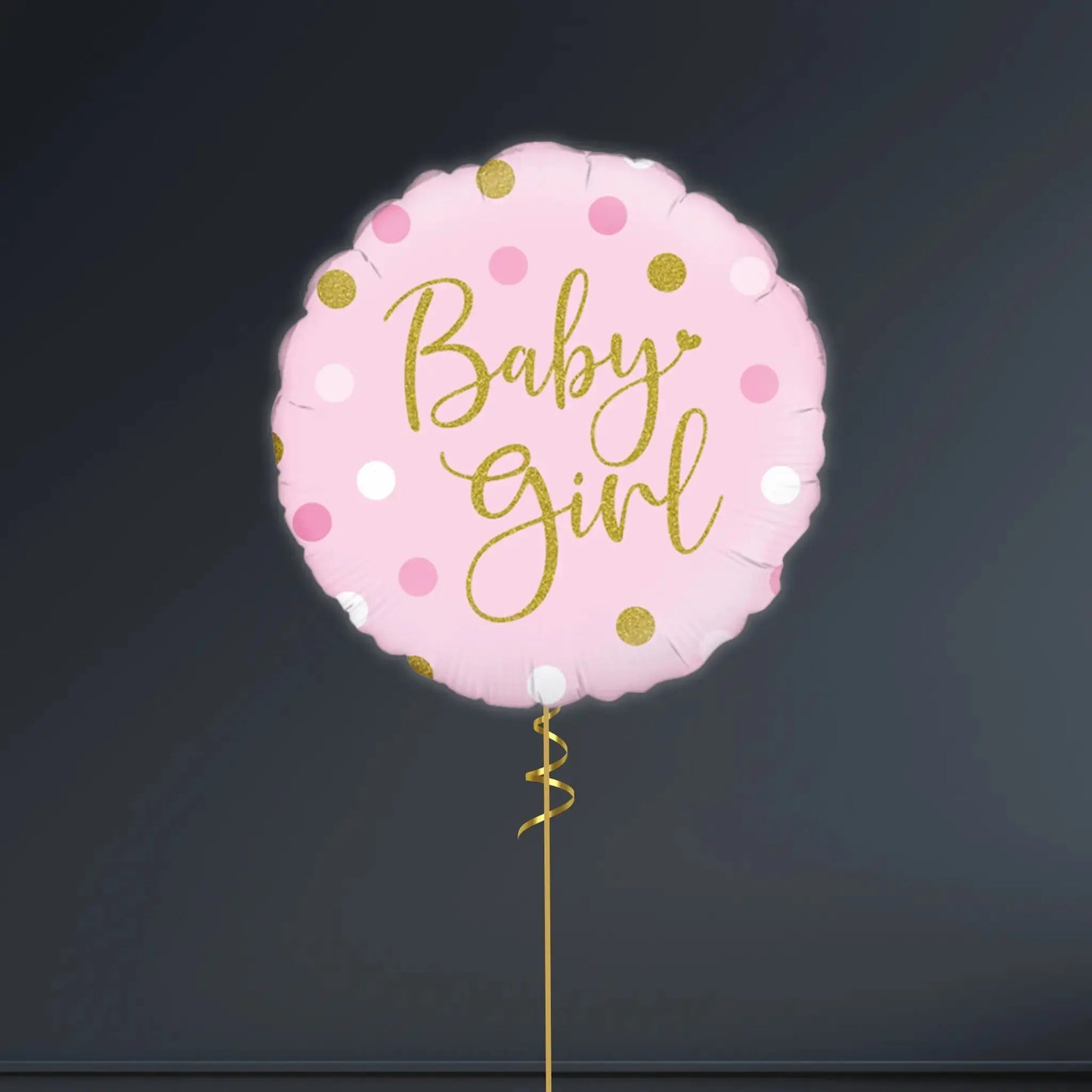 Helium Balloon Bouquet - Welcome Baby Girl Sparkles | The Party Hut