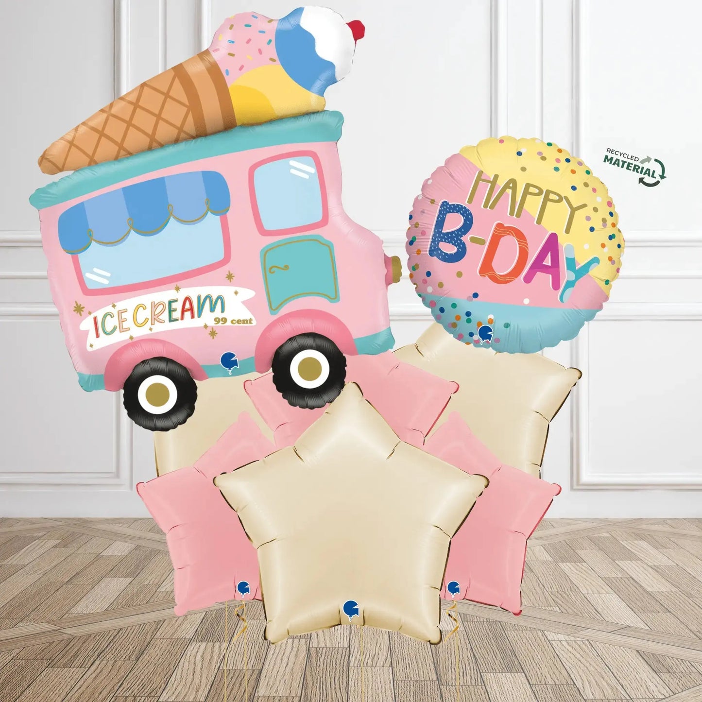 Ice Cream Truck Birthday Balloon Bouquet | The Party Hut