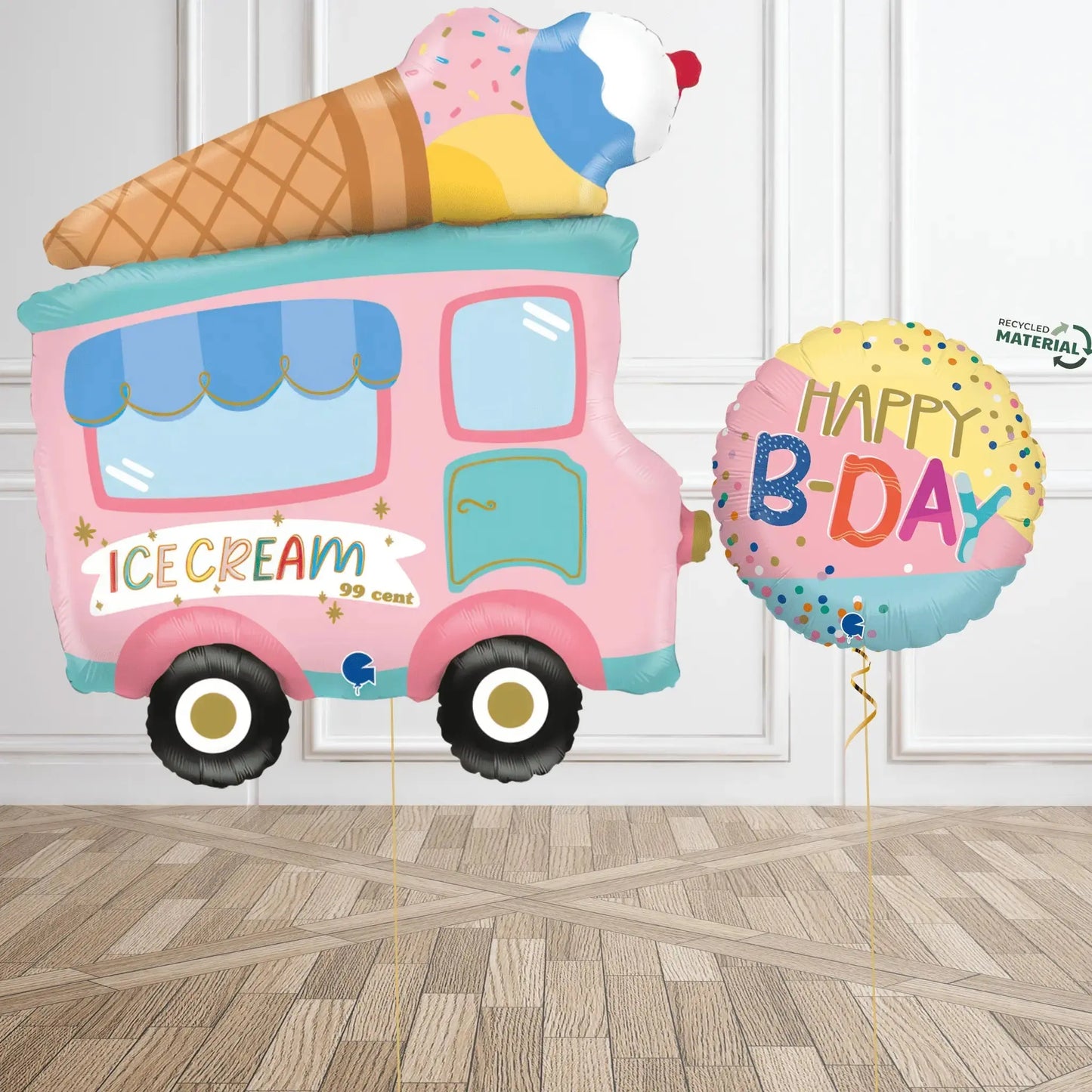 Ice Cream Truck Birthday Balloon Bouquet | The Party Hut