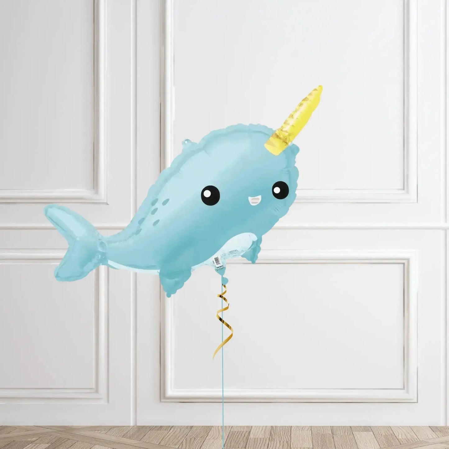 Large Narwhal Helium Balloon – Enchanting Ocean - Themed Party Decoration | The Party Hut