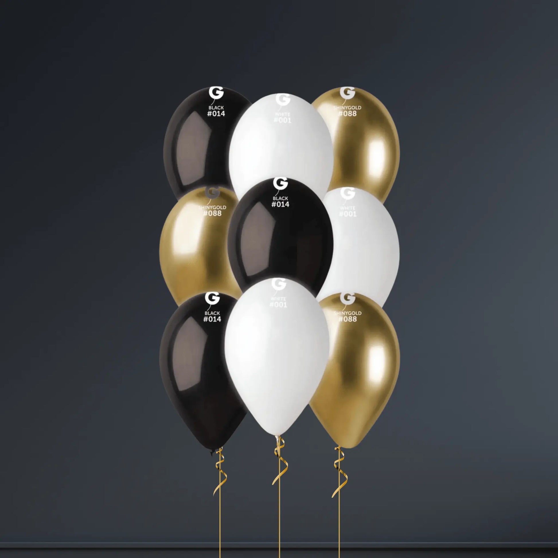 Latex Balloon Bouquet of 9