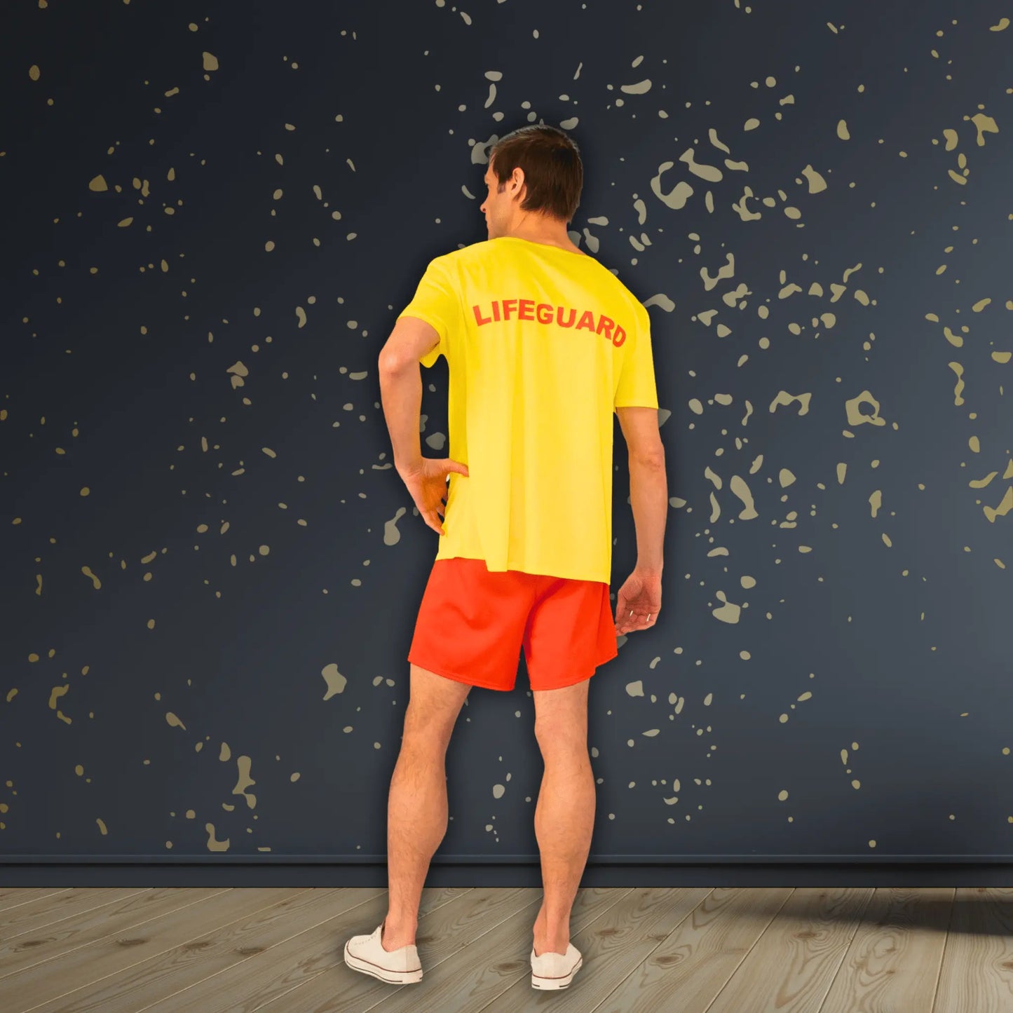Lifeguard Costume – T-Shirt & Shorts Fancy Dress Outfit | The Party Hut