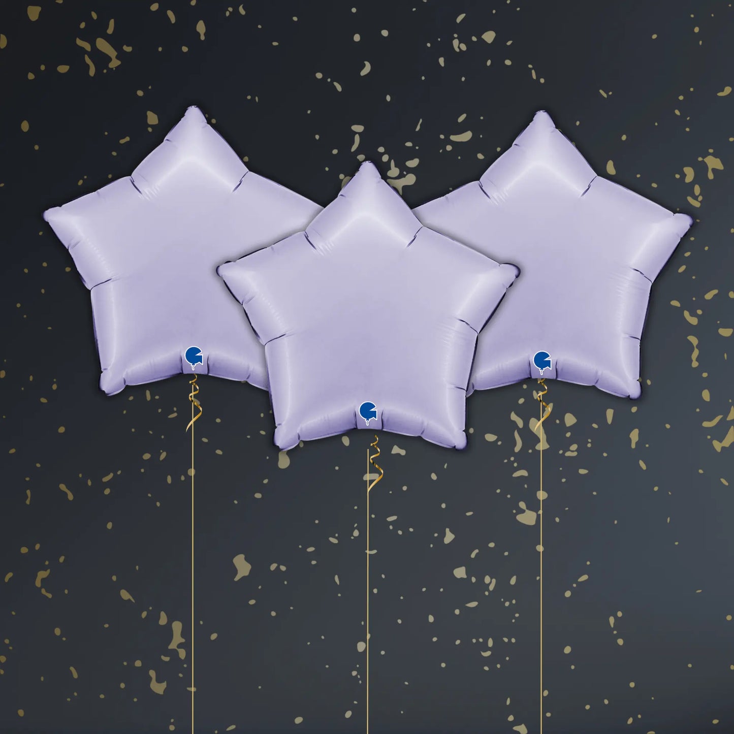18" Satin Lilac Star Foil Balloon – Single or Balloon Bouquet | The Party Hut