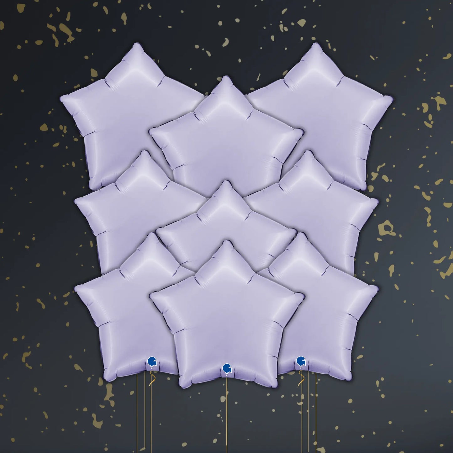 18" Satin Lilac Star Foil Balloon – Single or Balloon Bouquet | The Party Hut
