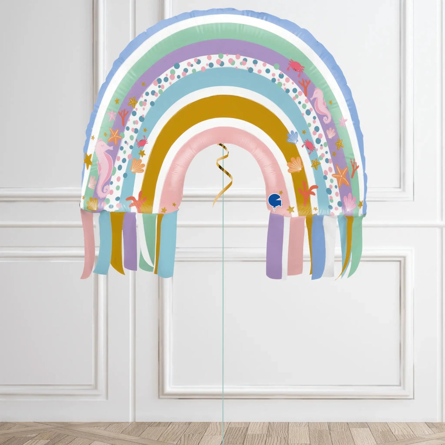 Maritime Rainbow Helium Balloon – Vibrant Nautical Party Decoration | The Party Hut