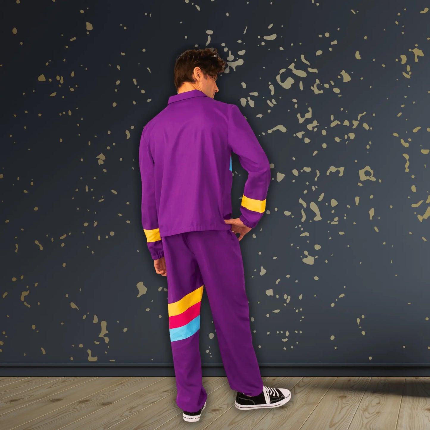 Men’s Shell Suit – Retro 80s Tracksuit (Jacket & Trousers) | The Party Hut