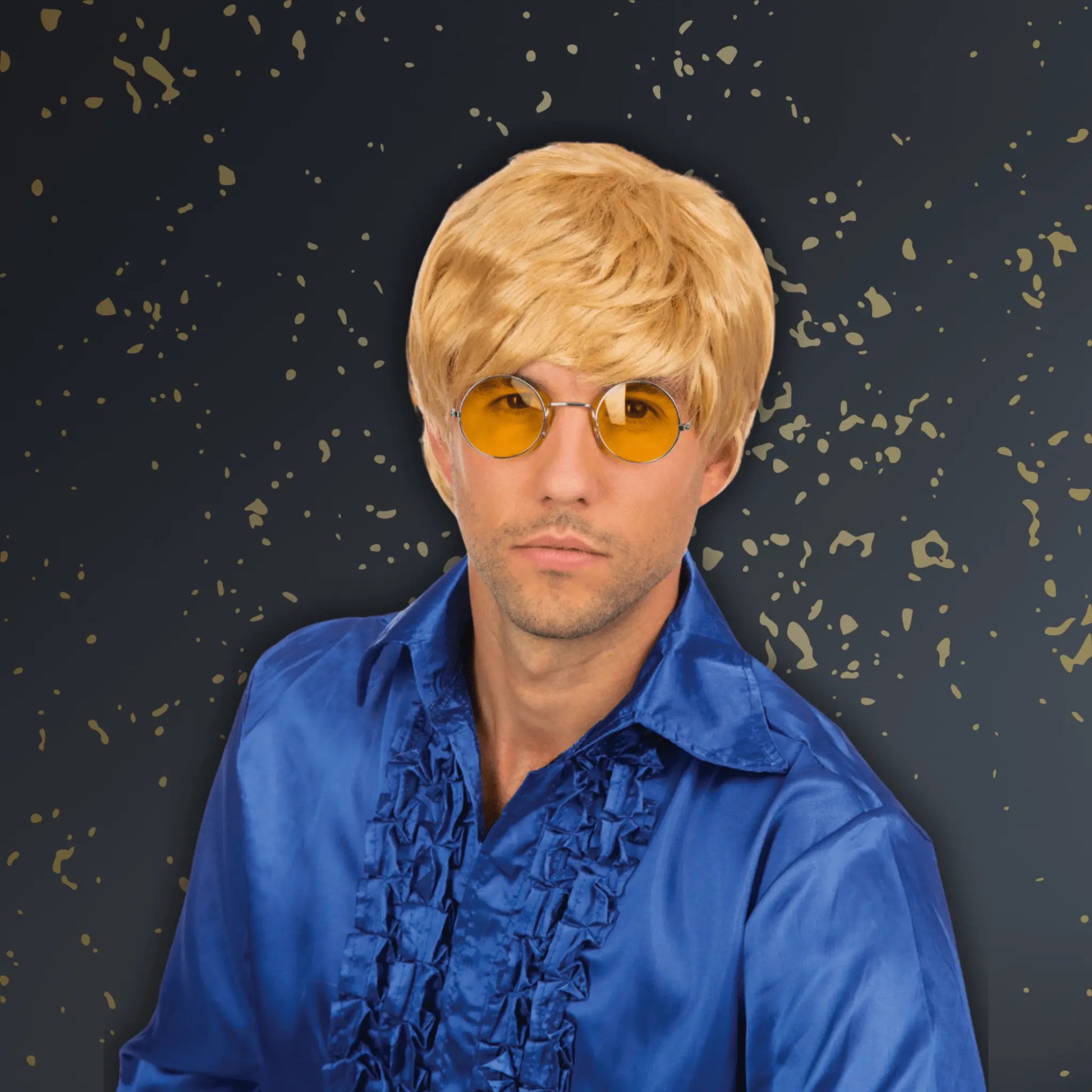 Men's Short Blonde Wig