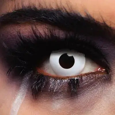 MesmerEyez White Out Coloured Contact Lenses – Intense, Ghostly Look (1 DAY)