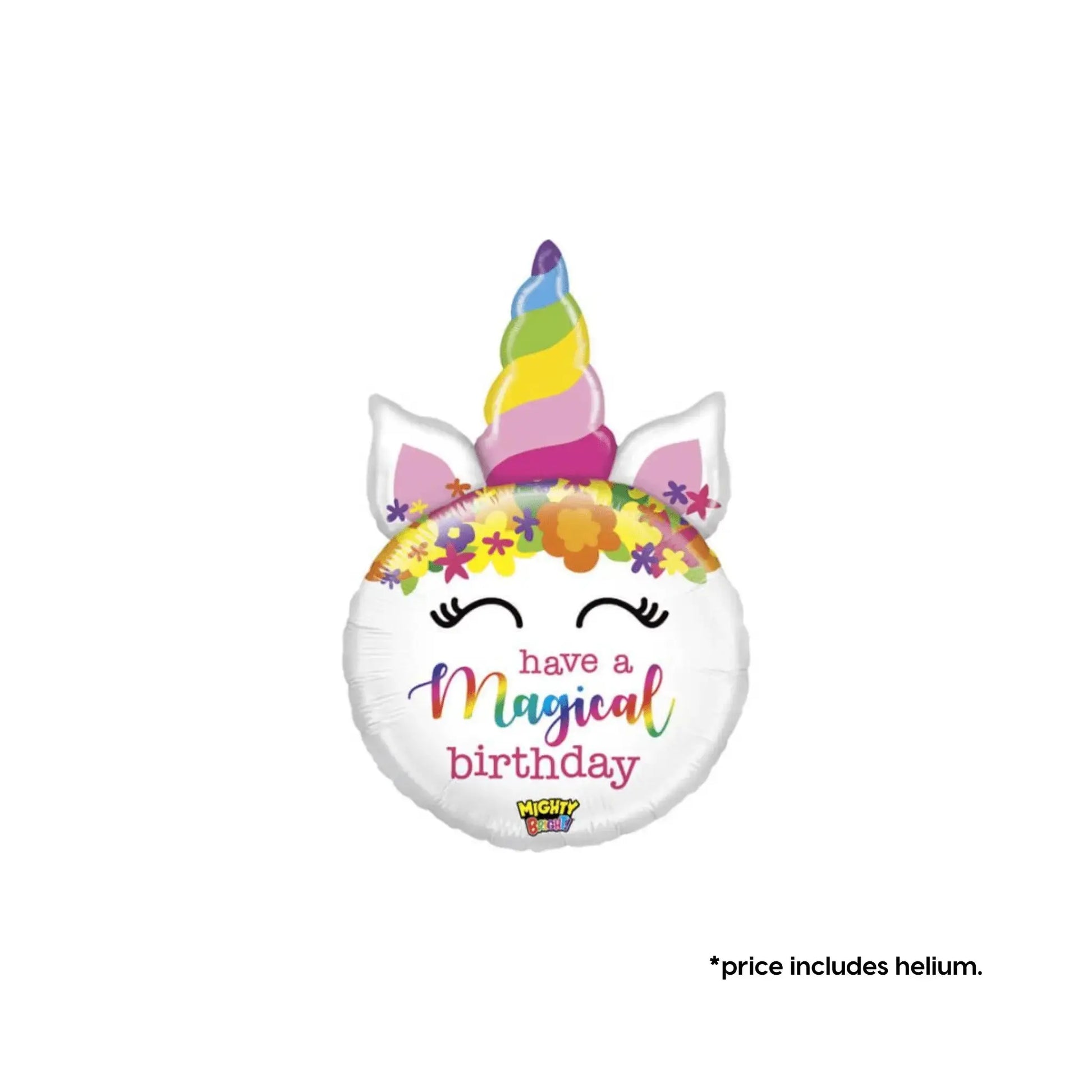 Mighty Birthday Unicorn Balloon