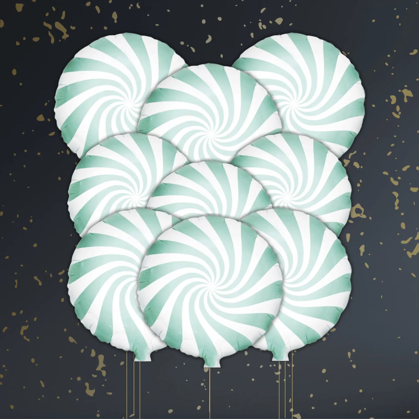18" Mint Candy Sweetie Foil Balloon – Single or Balloon Bouquet | The Party Hut