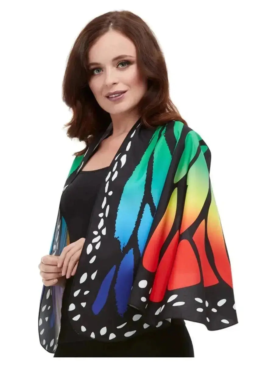 Monarch Butterfly Fabric Wings - Enchanting Costume Accessory | The Party Hut