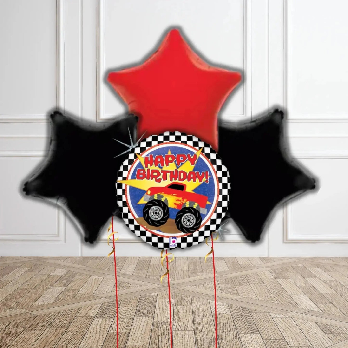 Monster Truck Birthday Balloon Bouquet Set | The Party Hut