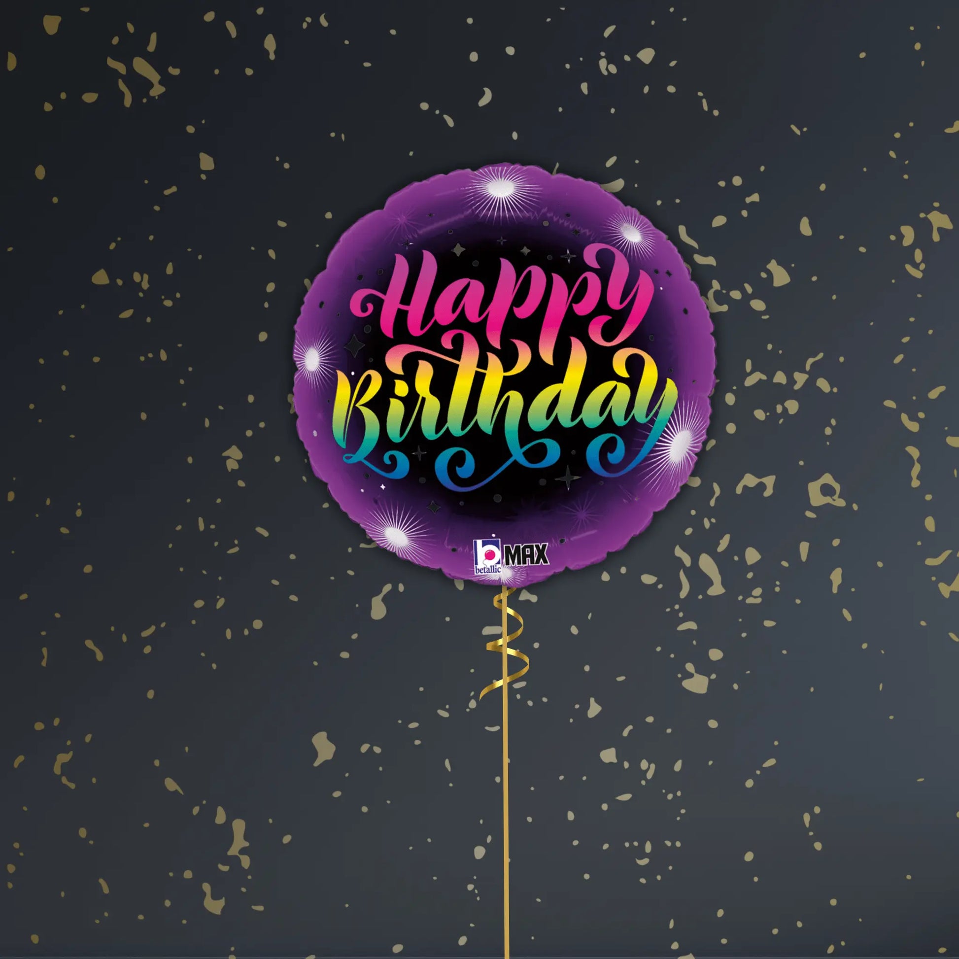 Neon birthday Balloon Package - Helium Filled