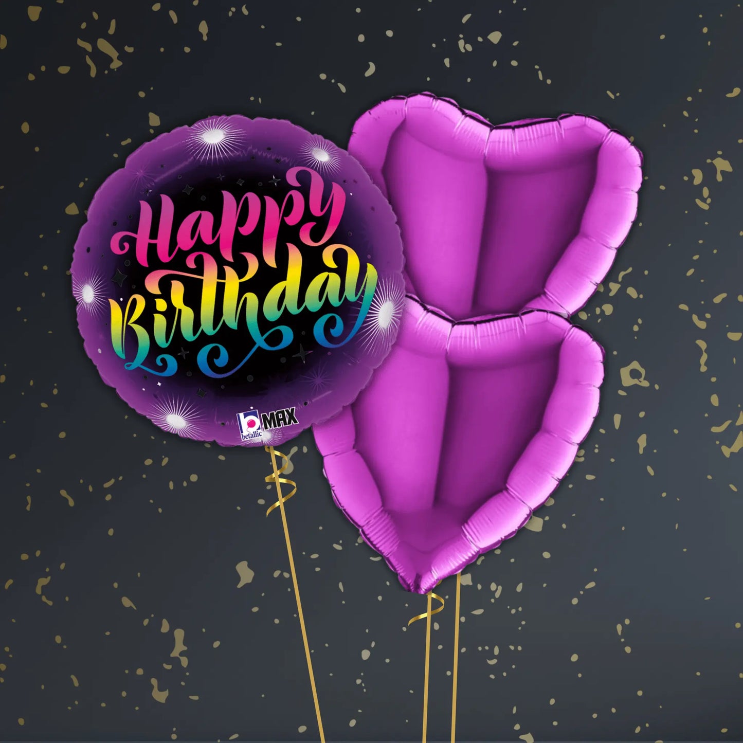 18" Neon Birthday Foil Balloon – Single or Balloon Bouquet | The Party Hut