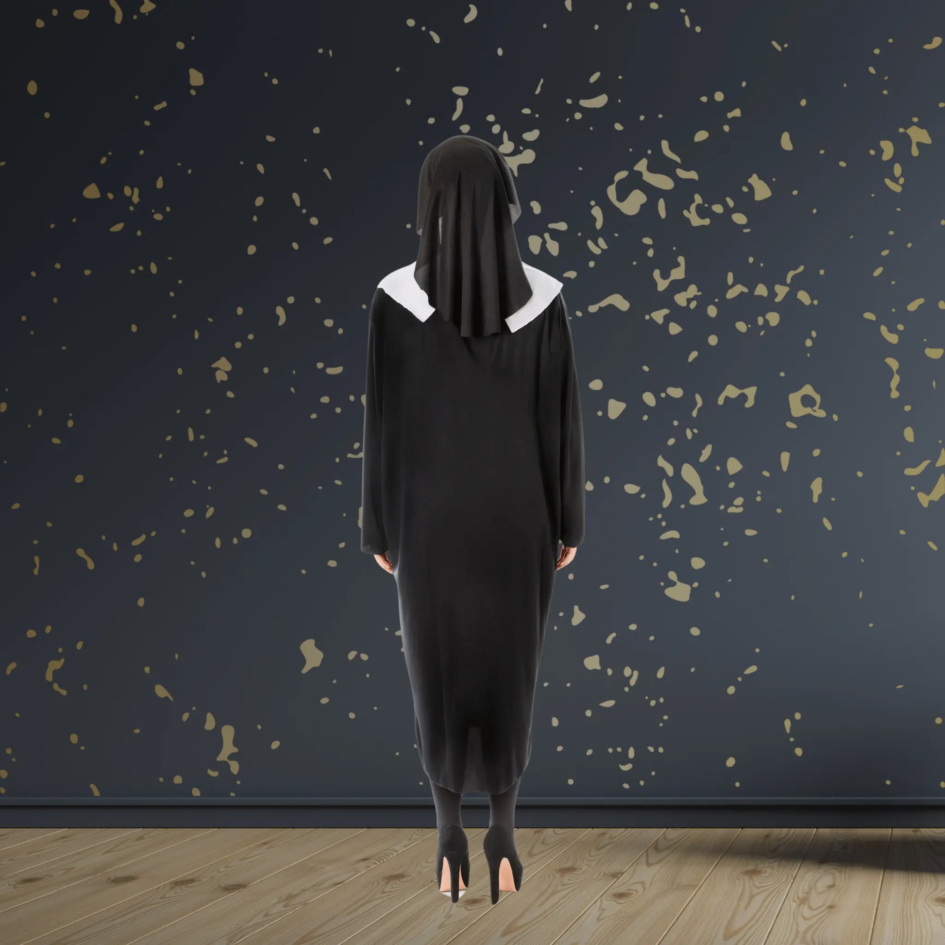 ⛪ Nun Costume – Gown & Headdress Fancy Dress Outfit 🎭✨
