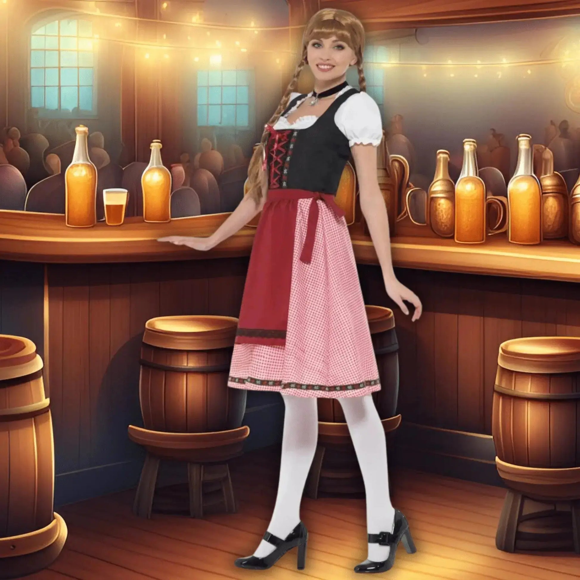 Oktoberfest Costume - Bavarian, Tavern Maid
