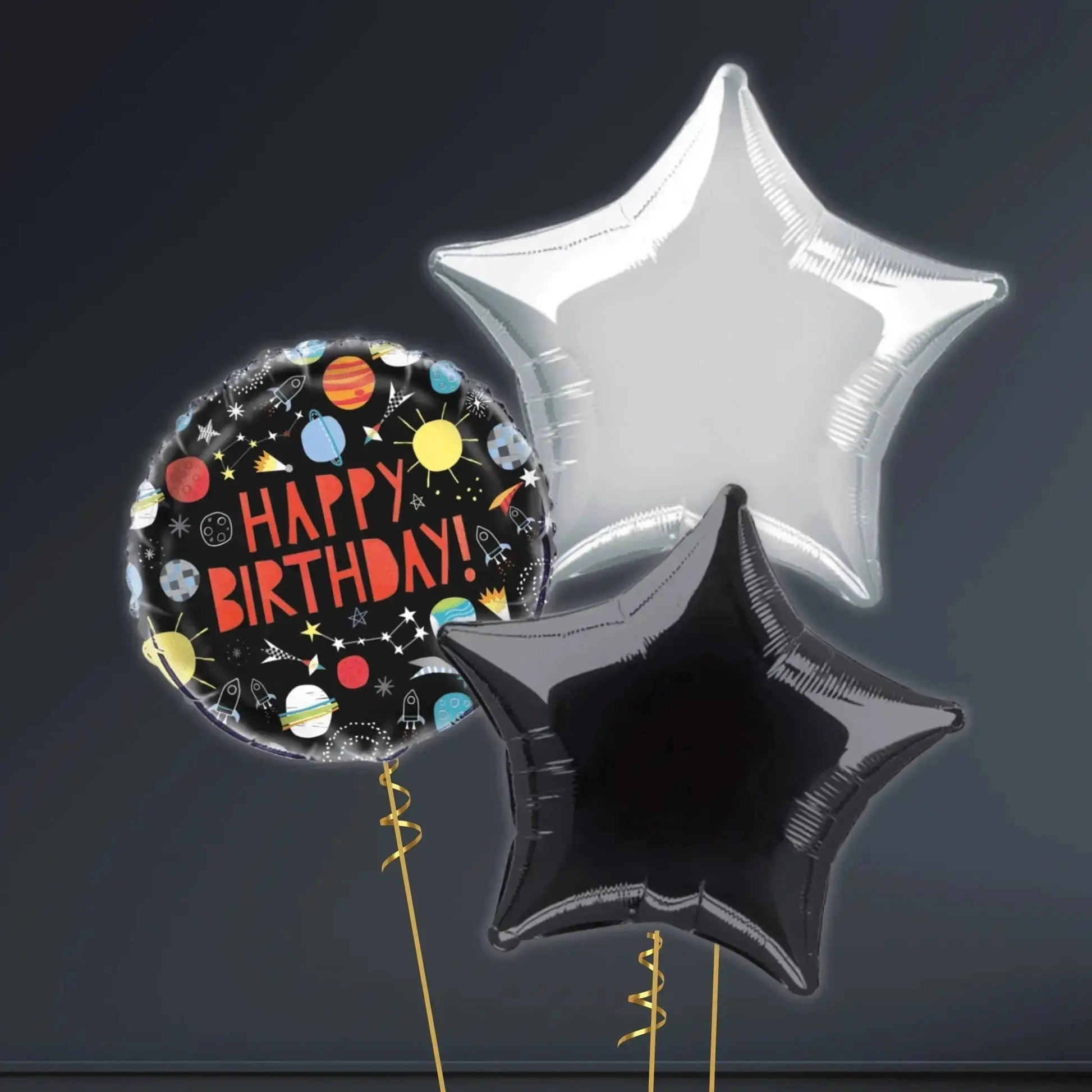 Outer Space Foil Balloon Bouquet