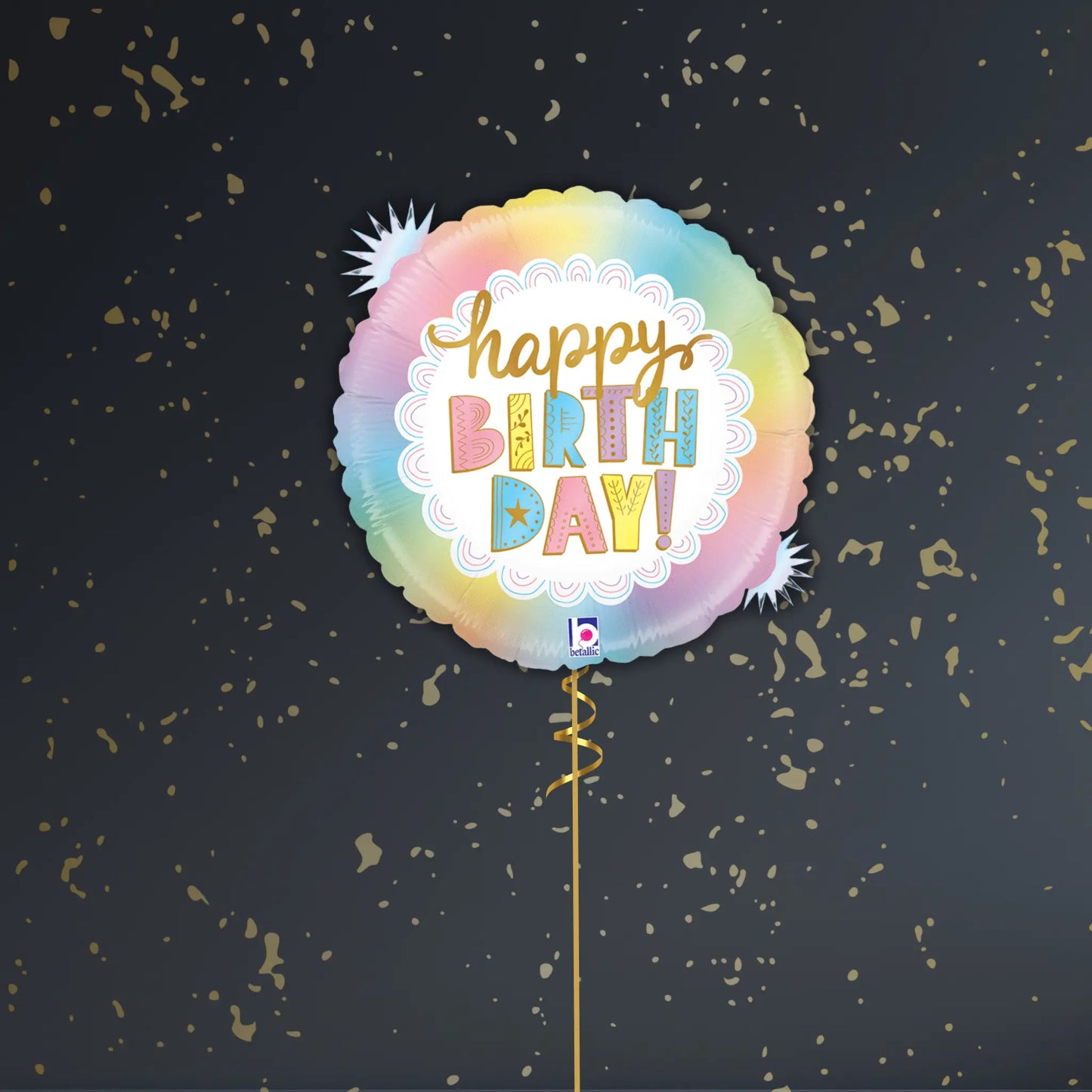 18" Opal Birthday Foil Balloon - Single or Bouquet | The Party Hut