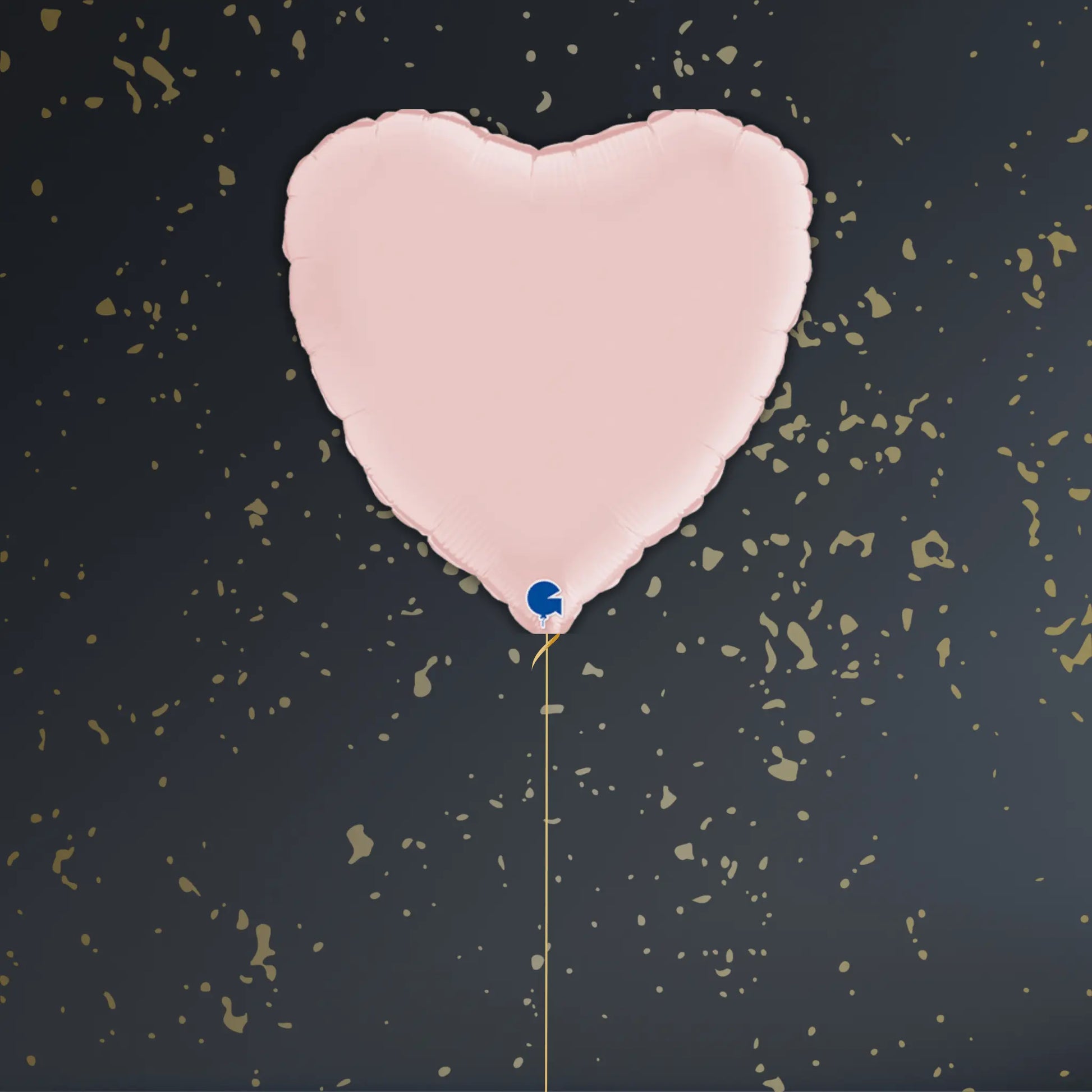 Pastel Pink Heart Balloon Package - Helium Filled