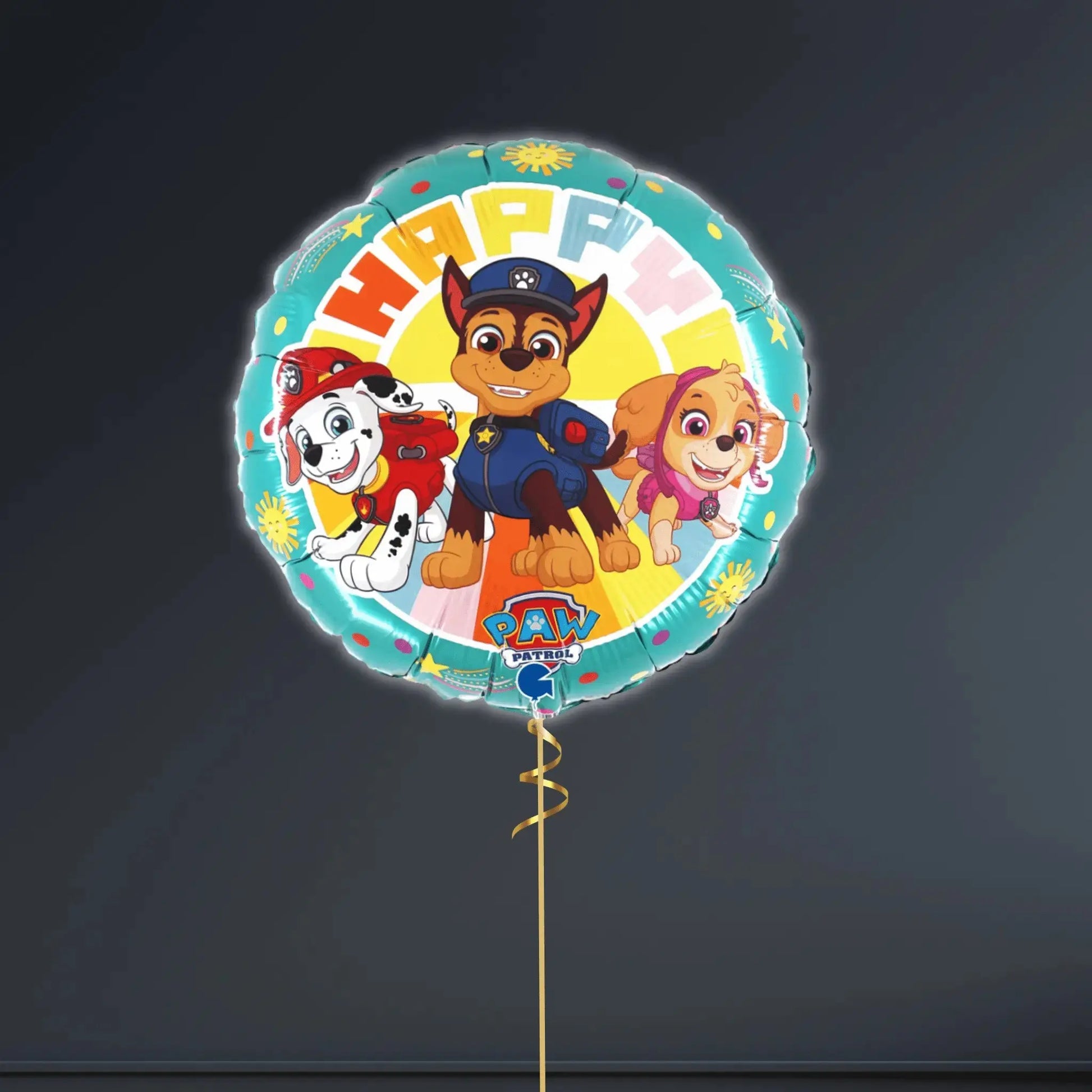 Paw Patrol Birthday Balloon – Single, 3, 6 or 9 Balloon Bouquet