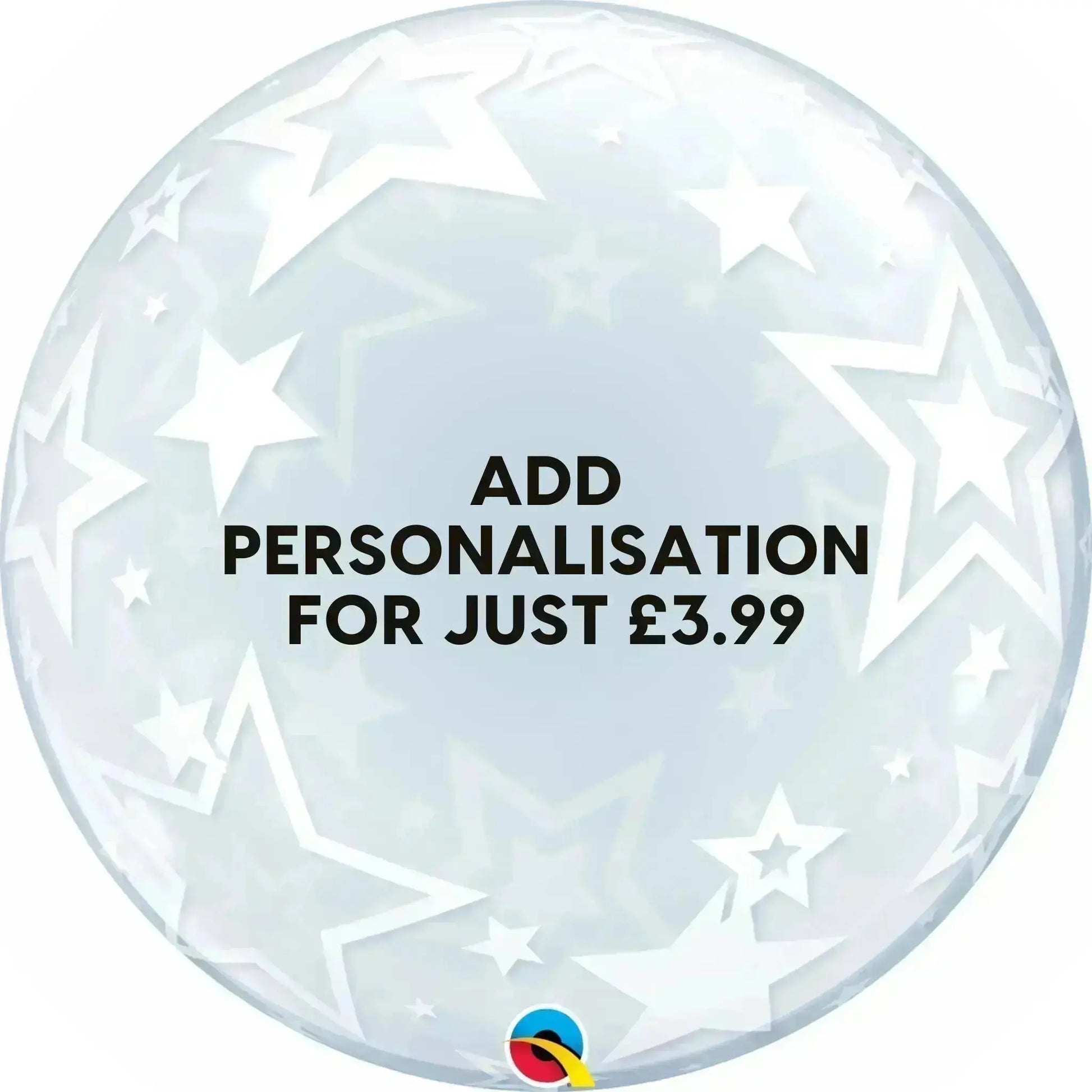 Personalised Balloon - Stylish Stars