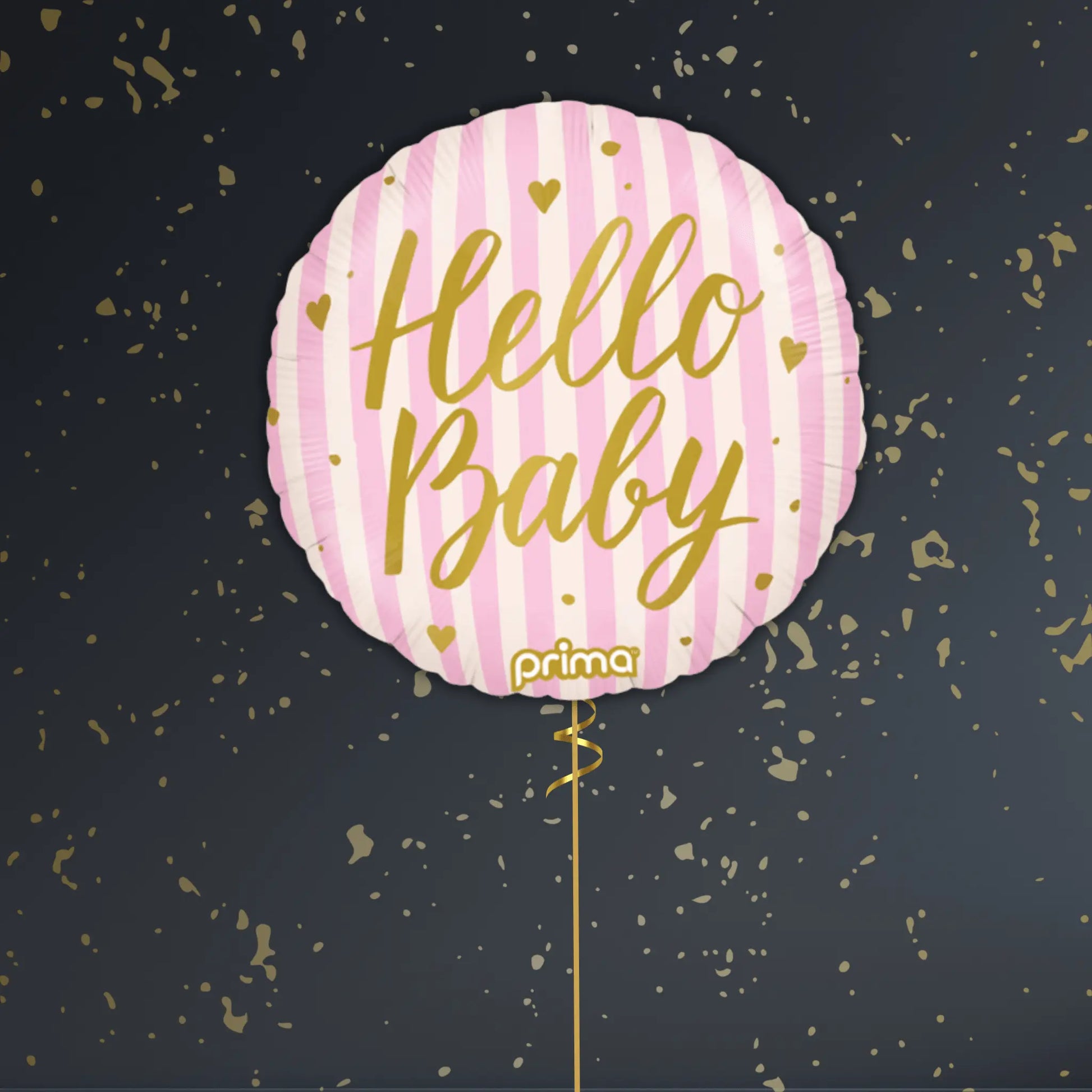 Hello Baby Girl Balloon Package - Helium Filled