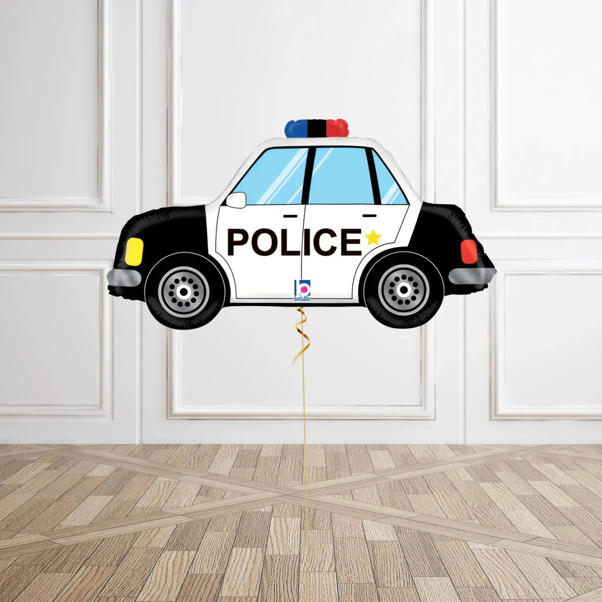 Police Car Birthday Balloon Bouquet