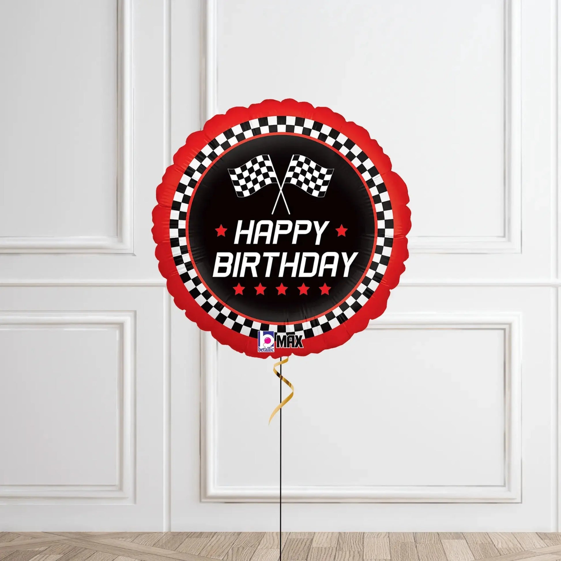 Racing Car Birthday Balloon Bouquet