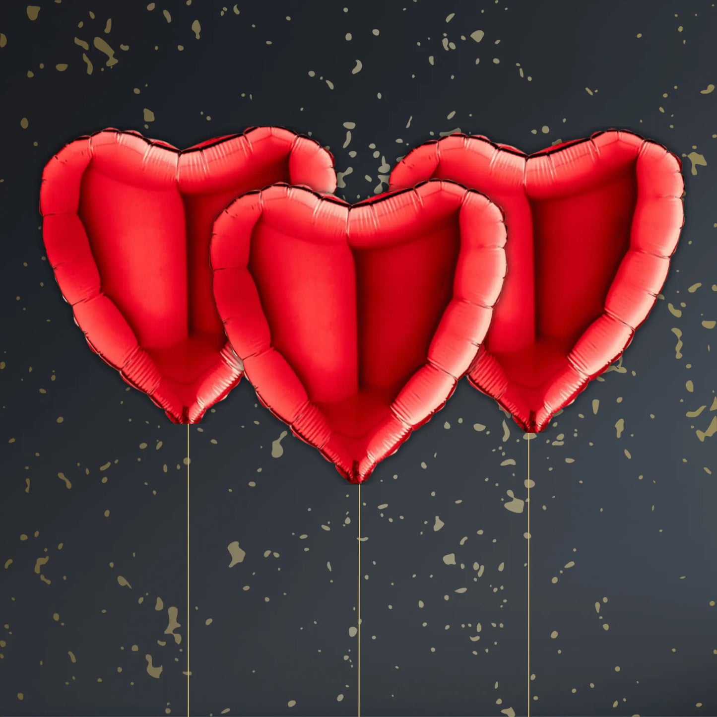 18" Red Heart Foil Balloon – Single or Balloon Bouquet | The Party Hut